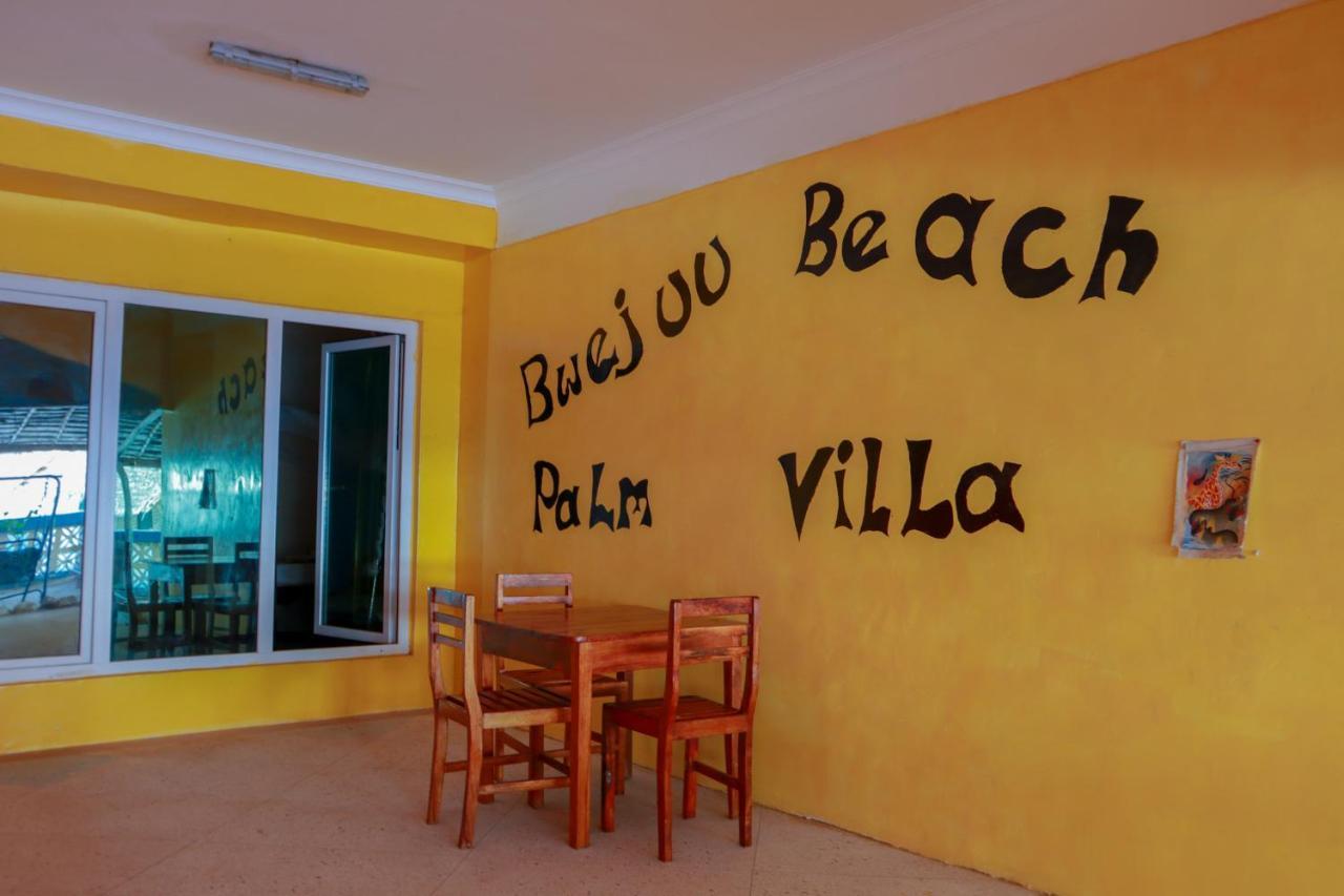 Bwejuu Beach Palm Villa Exterior foto